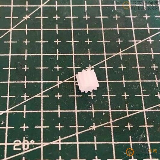 C20  102A 5mm齿轮10齿0.5模2mm松配 塑料齿轮 电机齿轮