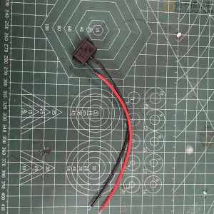 KCD1船型开关小电器开关21*15MM2脚带线焊线电源开关 SN1337
