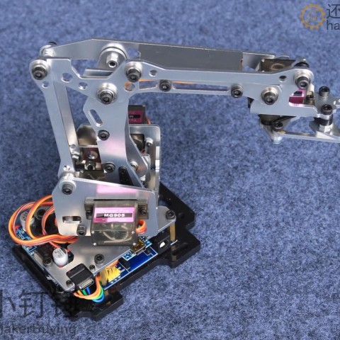 机械臂 机械手臂 DIY机械人 Arduino机械臂套件 手爪机器人 24F SNAR6