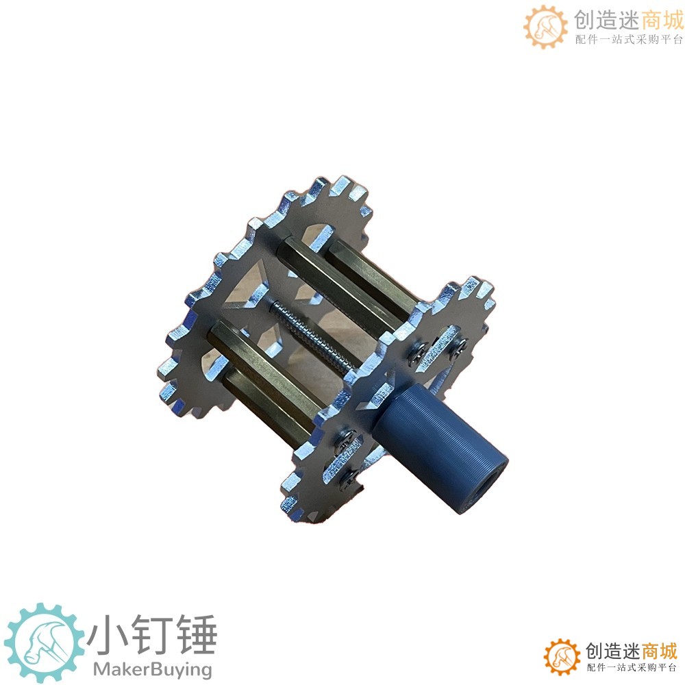 0023金属拼装坦克驱动轮SNT5 TT马达联轴器履带车机器人铝合金阳极氧化积木
