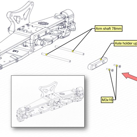 1:8 全套越野大脚车高速车RC 4WD SolidWorks stl 3D图纸 安装手册