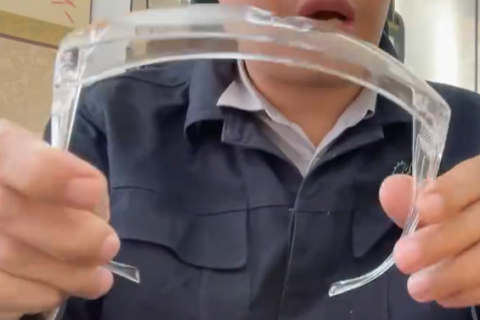 发现了一个好东西，不起雾的防护眼睛