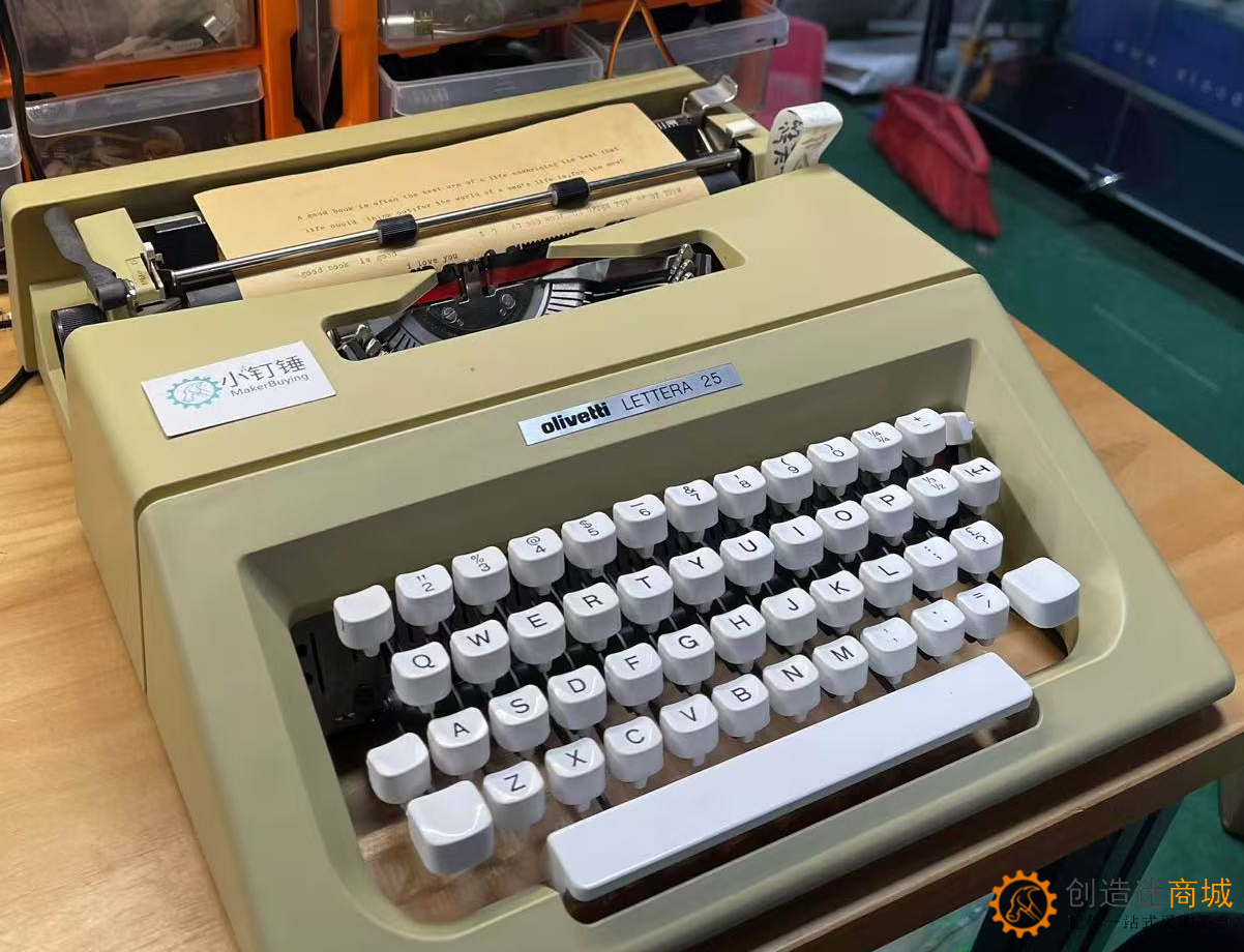 olivetti lettera25 英文打字机 墨西哥 1974设计生产