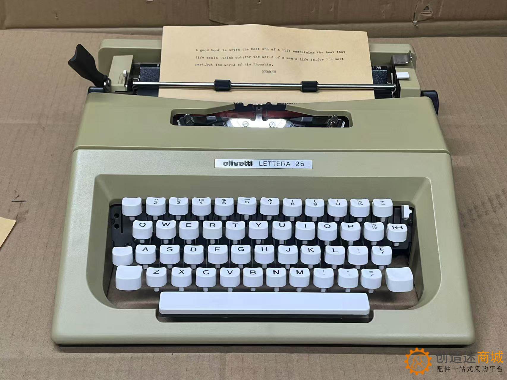 olivetti lettera25 英文打字机 墨西哥 1974设计生产