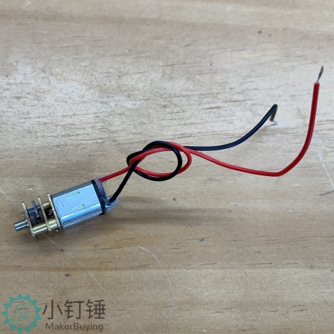 0032 N20马达短轴带线打胶M3 小钉锤电子积木 减速电机DC3V-9v直流电子锁拆机马达