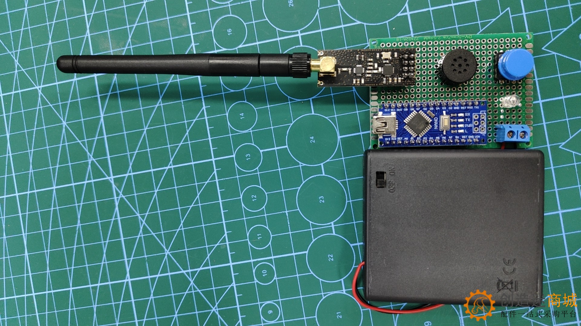教程：如何用arduino和rf2401l制作2.4G无线通信电报机
