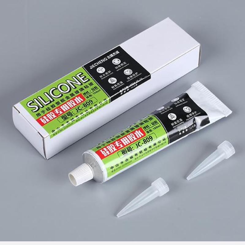 30ml jc809透明硅胶胶水塑胶玻璃防水密封硅胶批发高强度粘合剂密封胶glue  t92
