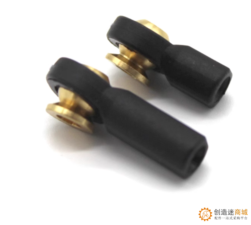 半垫球头扣M3拉杆连杆diy飞机遥控车模型塑料配件万向鱼眼球头节 SN19 SN20