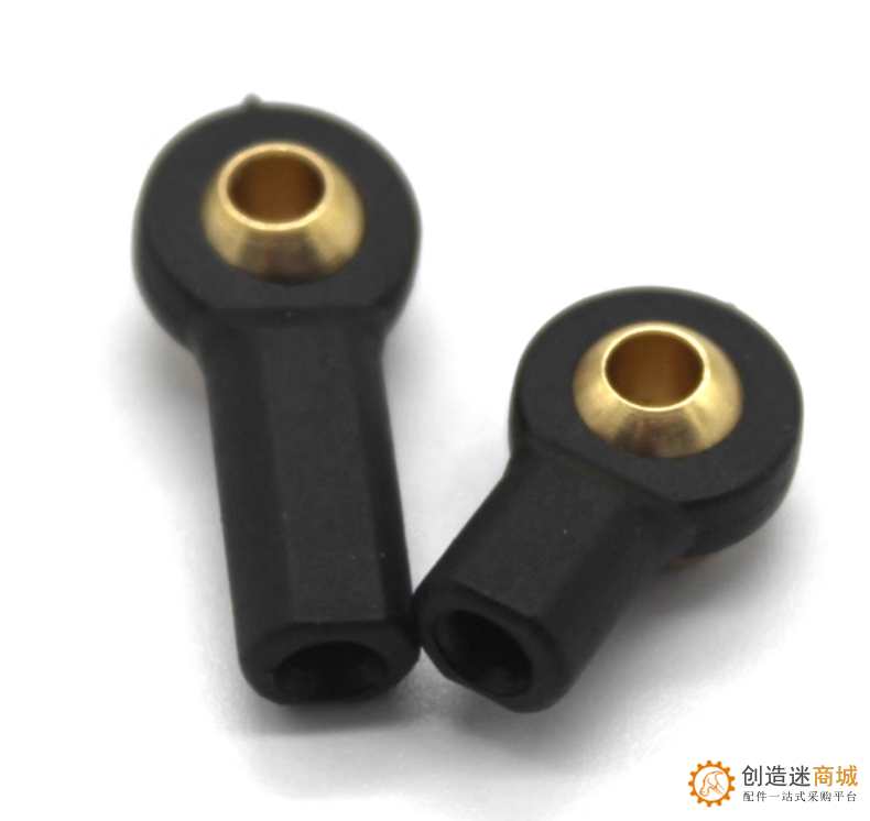 半垫球头扣M3拉杆连杆diy飞机遥控车模型塑料配件万向鱼眼球头节 SN19 SN20
