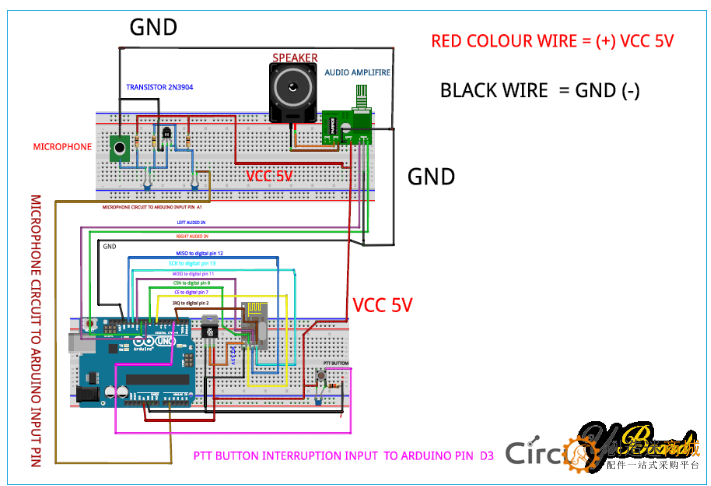 教程：基于Arduino开发板使用nRF24L01制作远程对讲机（Walkie Talkie）