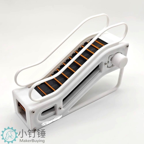 3D打印diy商场自动手扶梯玩具手动版益智科教模型 3D41