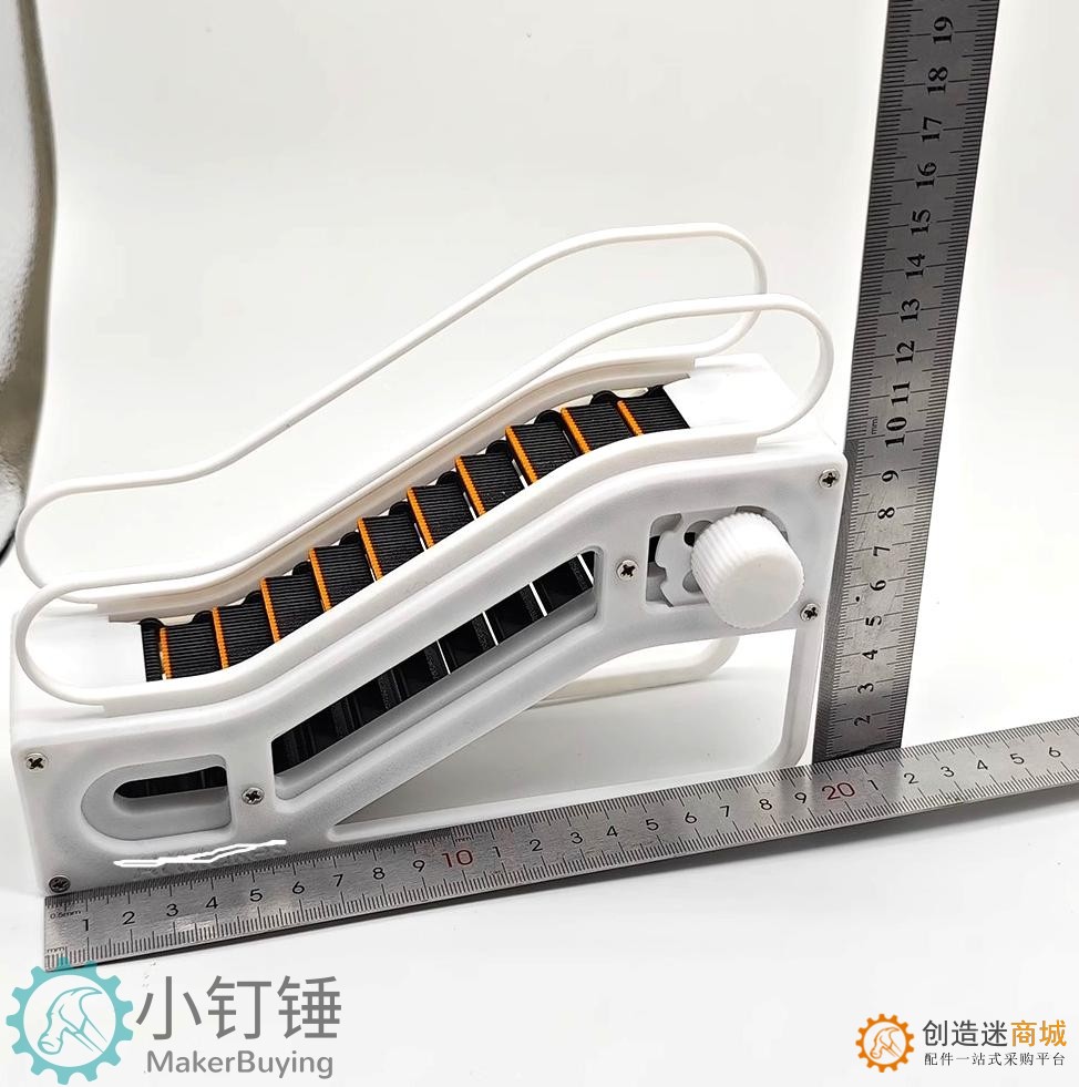 3D打印diy商场自动手扶梯玩具手动版益智科教模型 3D41