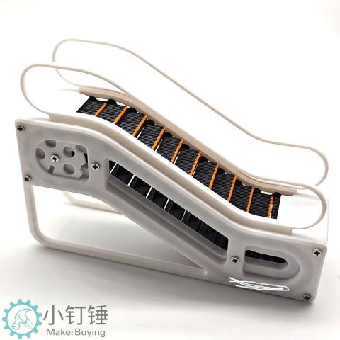 3D打印diy商场自动手扶梯玩具手动版益智科教模型 3D41
