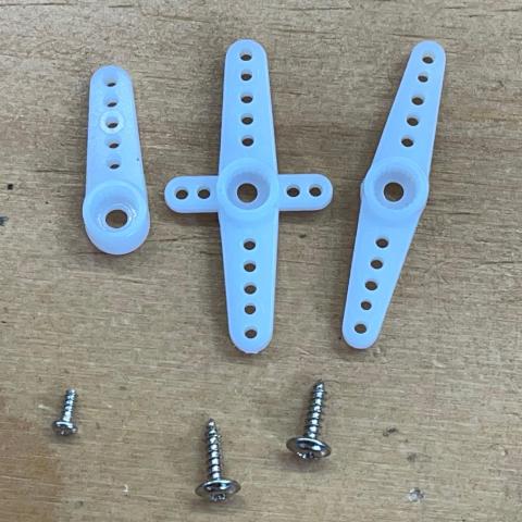 SN1329 SG90 舵机 新款5孔大摇臂套装 L51902 厚