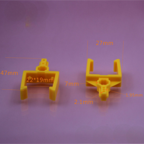TTCK472710黄 TT侧扣杆 从输出轴端固定TT马达 小制作零件 B299