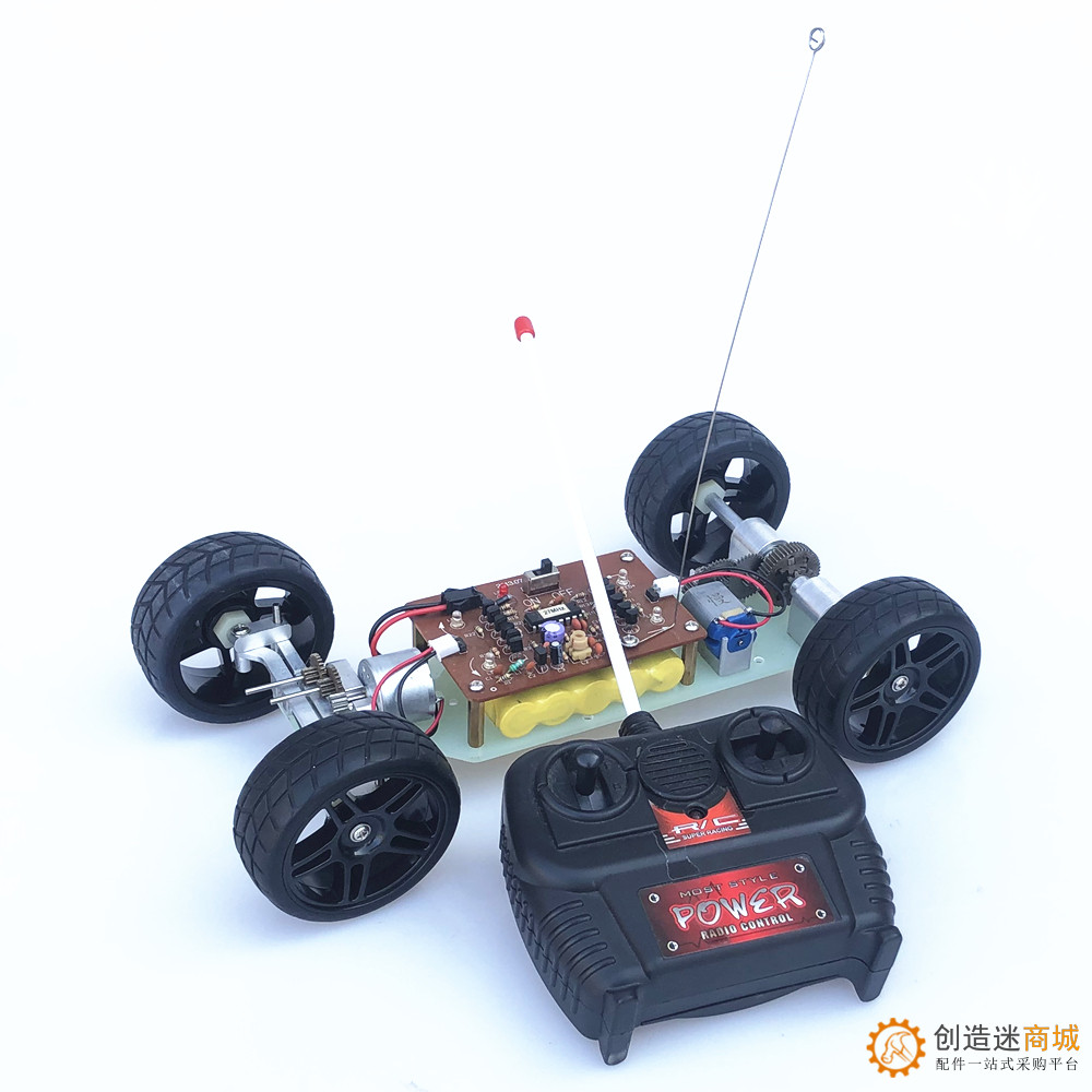 教程：如何制作一个带遥控的全拼装小车？