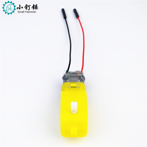 M114 1:120 TT马达 公头 带杜邦线 电机 15cm 230404