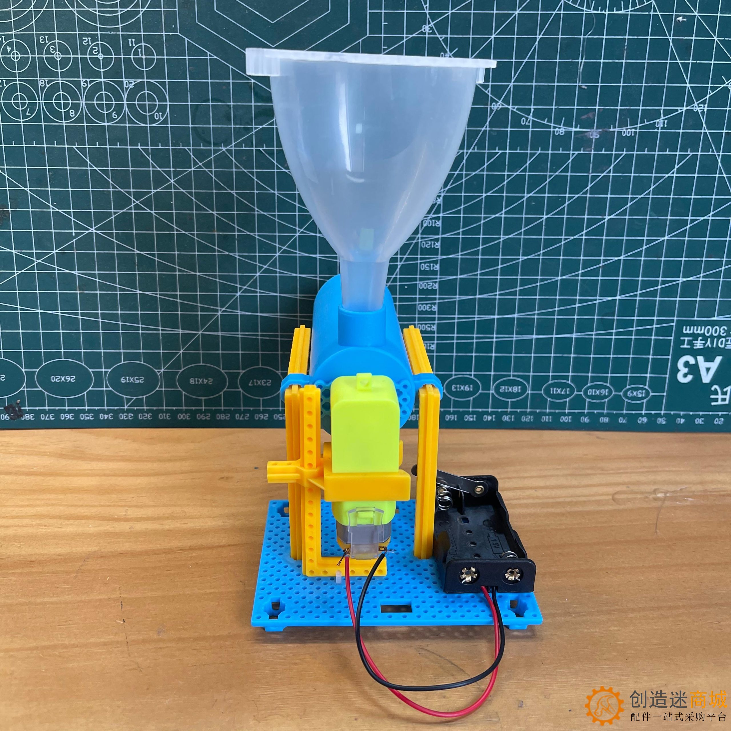 DIY小制作 自动喂食器套装喂鱼 喂乌龟 喂鸟
