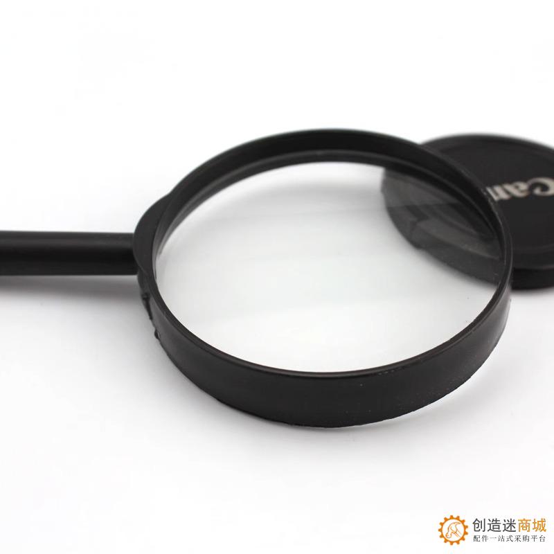 塑柄放大镜凸透镜手持带柄放大镜中小学生物理实验放大镜 75mm T94 T95