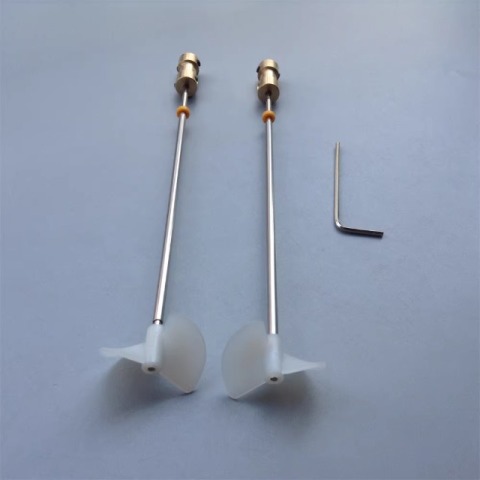 26mm 2叶螺旋桨 2mm传动轴 仿真船 军舰 学生比赛船 DIY 船轴总成 SP1