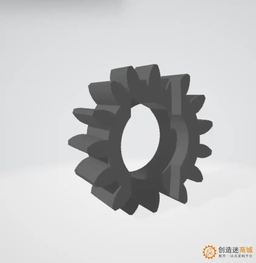 sg90舵机减速大齿轮 3D打印 灰色