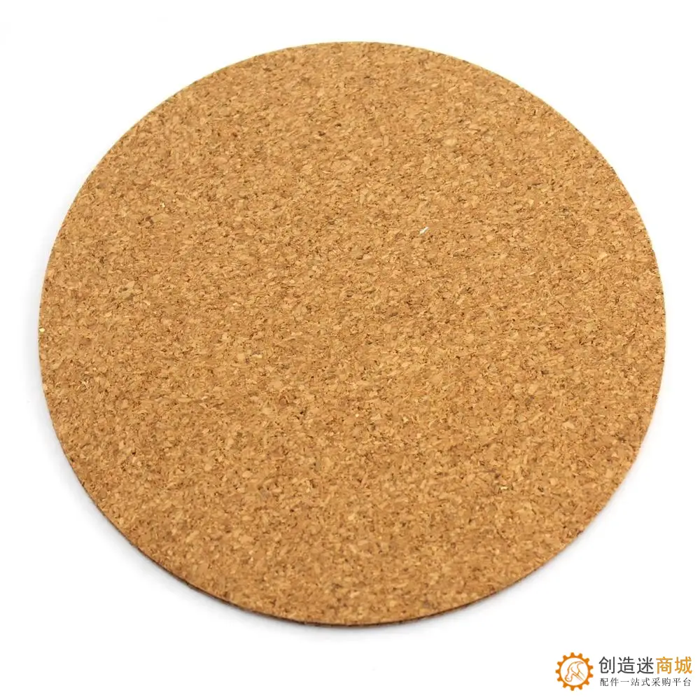 圆形软木片 diy圆形木皮 趣味拼装材料 2mm软木手工材料 模型材料