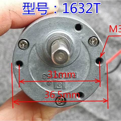JGB37 12V机器人减速电机 拆机 台湾HSIANG NENG HN-GH12-1632T(R) DC-12V-116RPM 56:1 M4