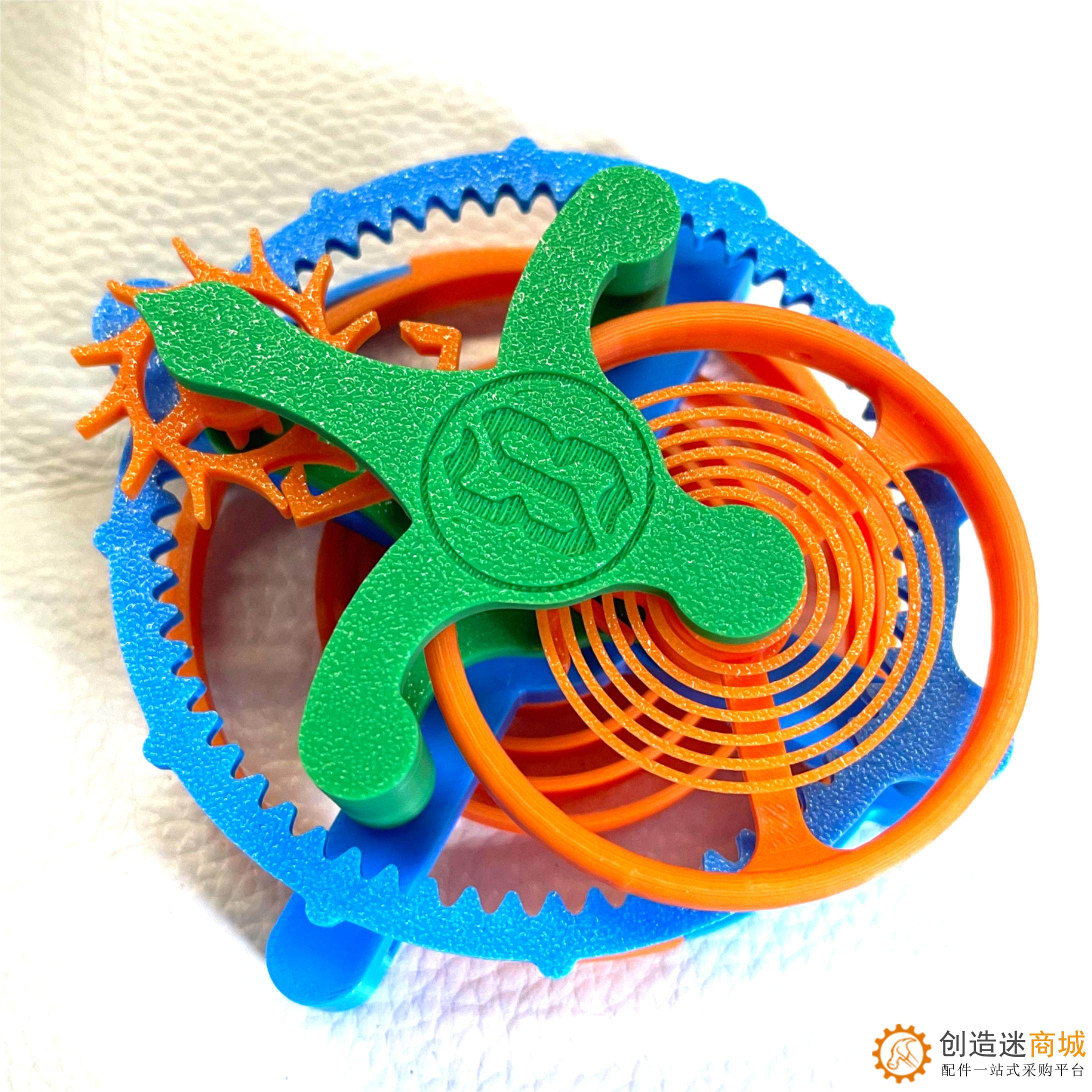 机械钟表内部结构模型 陀飞轮工作原理3D打印DIY机芯发条齿轮装置