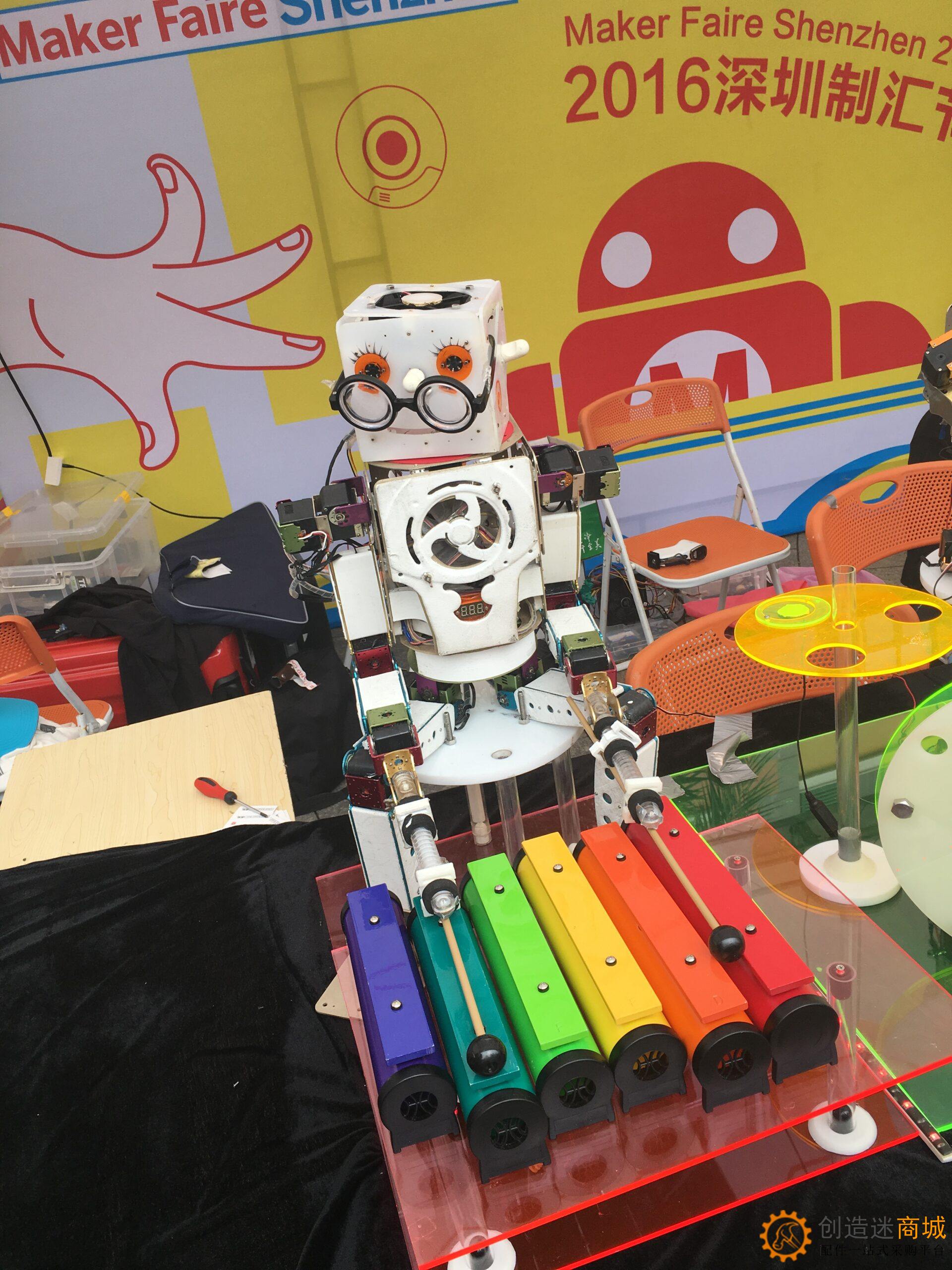 小钉锤创造迷在深圳大湾区国际创客峰会暨Maker Faire Shenzhen 2016 高清实拍图片2016年10月23日