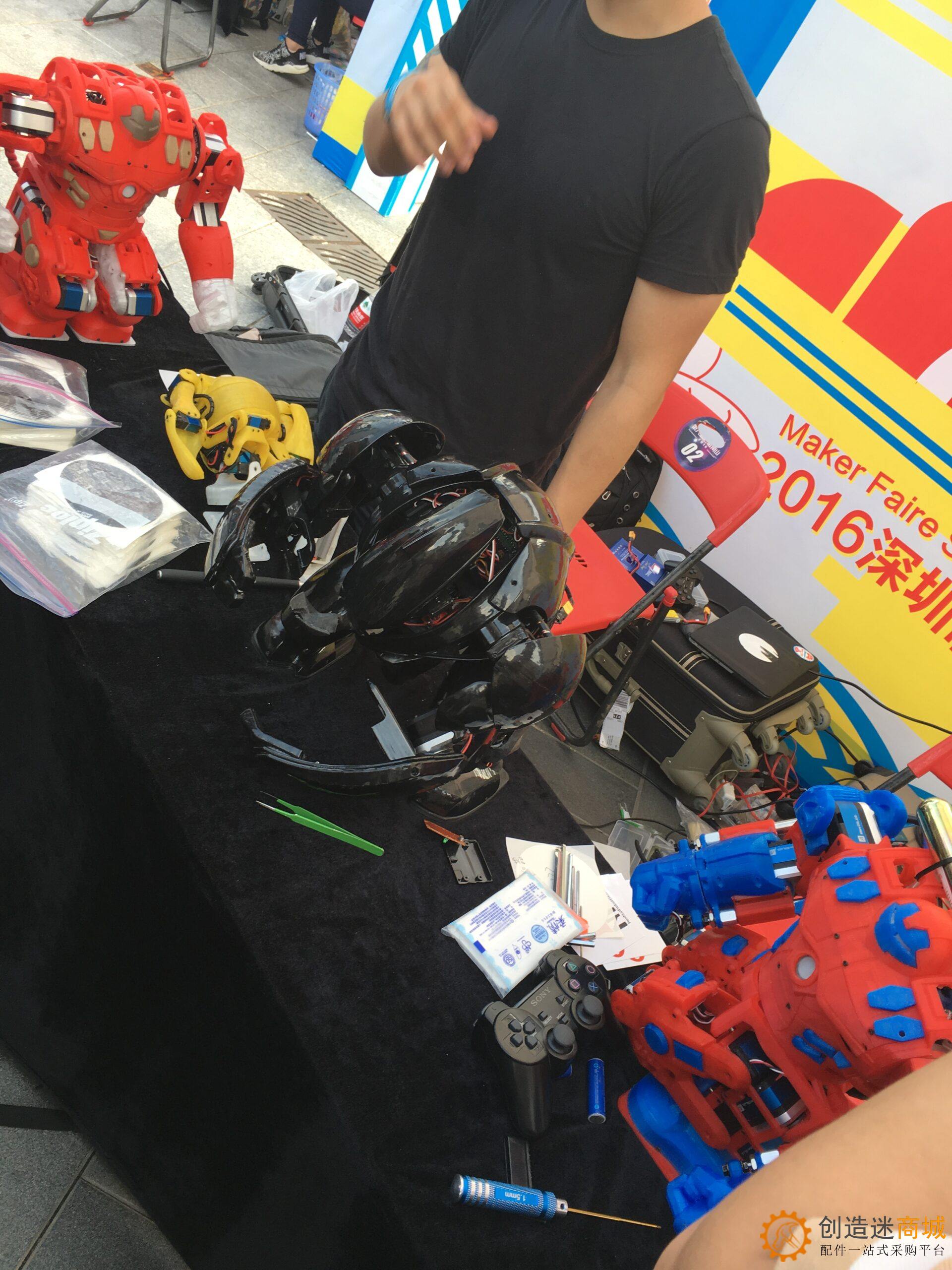 小钉锤创造迷在深圳大湾区国际创客峰会暨Maker Faire Shenzhen 2016 高清实拍图片2016年10月23日