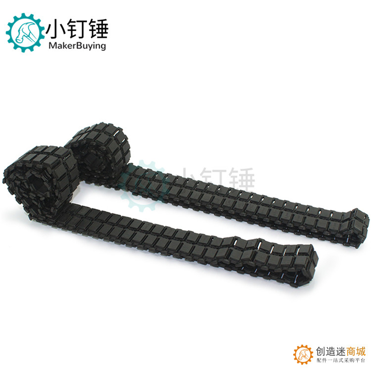 恒龙遥控坦克1/16豹2A6配件塑料履带3889机器人智能车宽4CM 1条