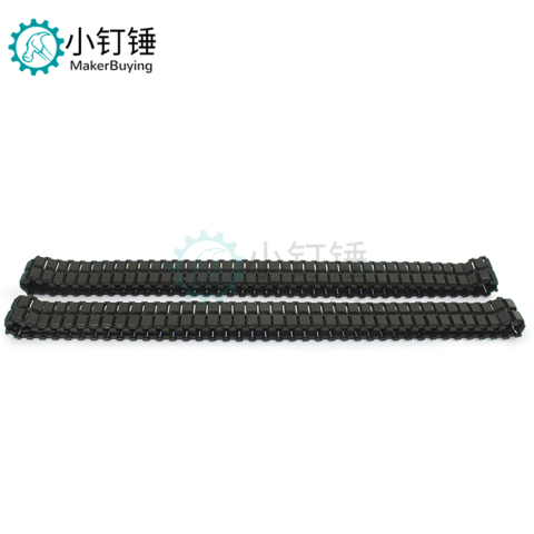 恒龙遥控坦克1/16豹2A6配件塑料履带3889机器人智能车宽4CM 1条