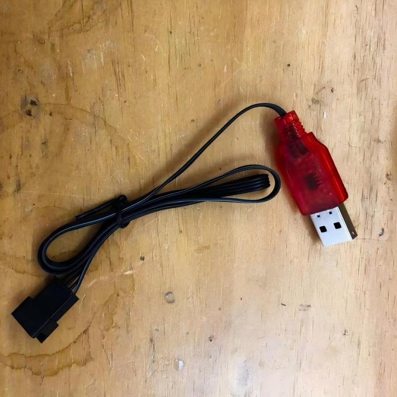 3.7V*2 7.4V 锂电池USB 4P充电器